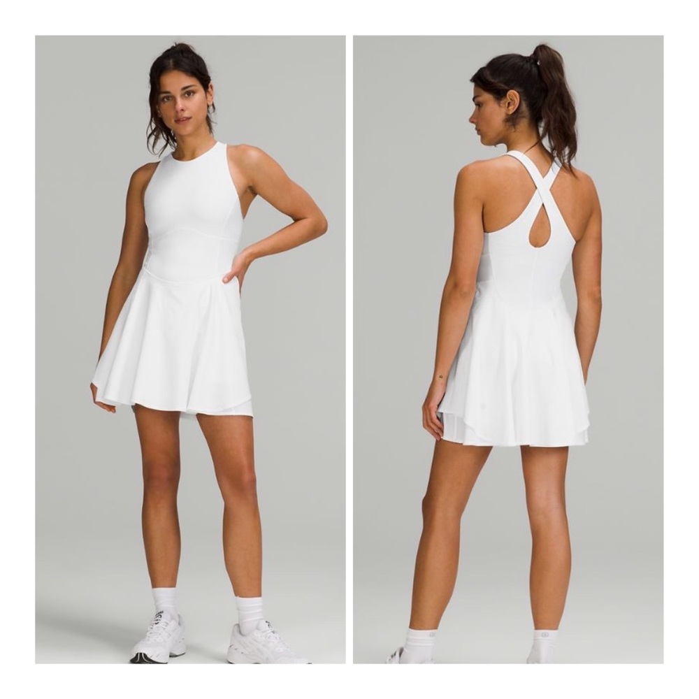 Lululemon Court Crush Dress White 4